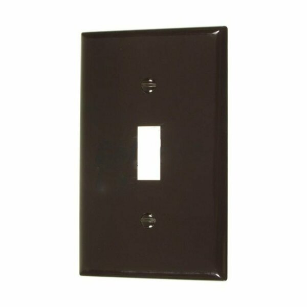 American Imaginations Rectangle Coffee Electrical Switch Plate Plastic AI-37060